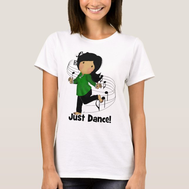 Apenas t-shirt das senhoras da dança (Frente)