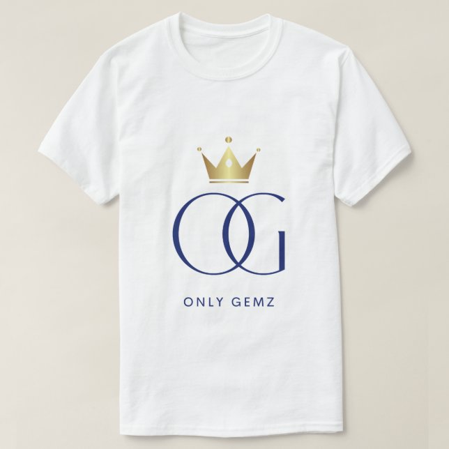 Apenas T-Shirt Do Logotipo Gemz - Oficial (Frente do Design)