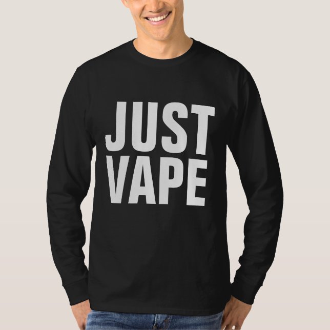 APENAS T-Shirts VAPE em preto (Frente)