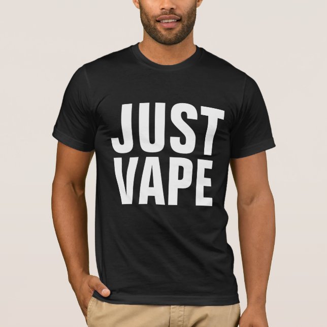APENAS T-Shirts VAPE em preto (Frente)