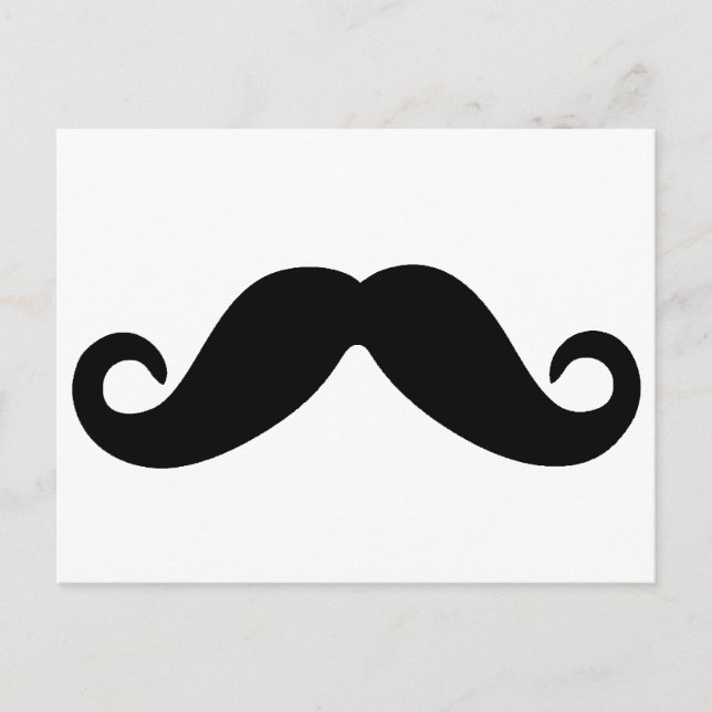 apenas um cartão postal de bigode (Frente)
