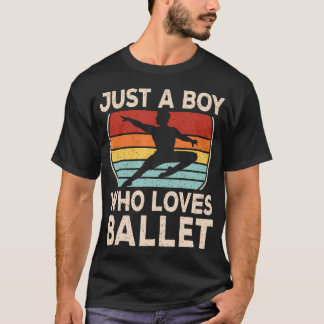Apenas um garoto que ama camiseta retrô de Balleri