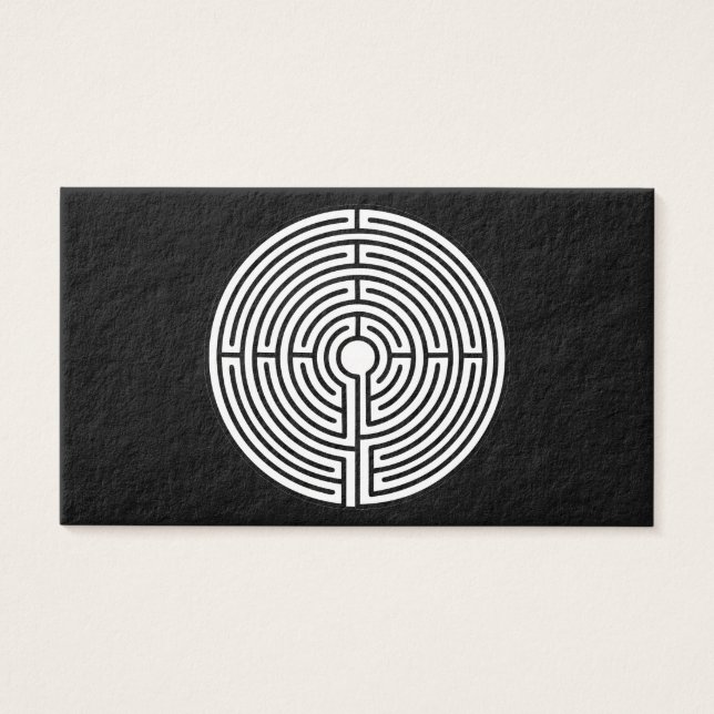 Apenas um Maze em preto (Frente)