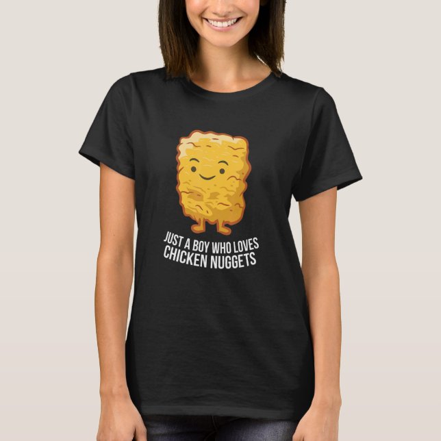 Apenas um menino que ama camiseta com design de nu (Frente)