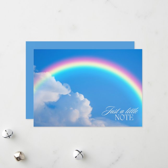 Apenas um pequeno cartão de nota (Frente/Verso In Situ)