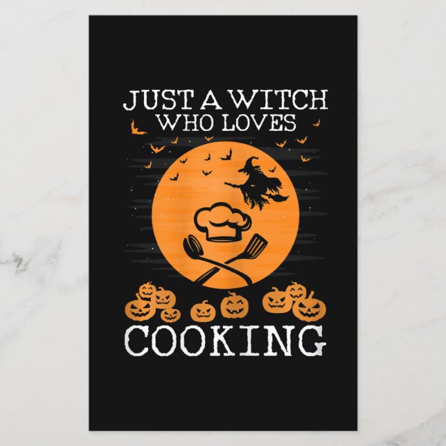 Apenas uma bruxa que ama cozinhar | Presente de ch (Frente)
