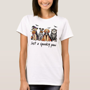 Apenas uma Camiseta de cão de Dia das Bruxas Spook