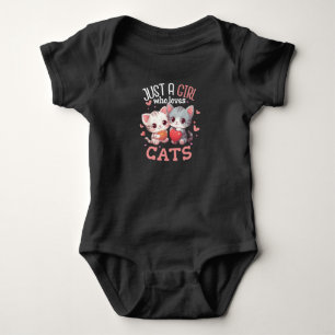 Apenas uma garota que ama Camiseta de Gatos Gato f