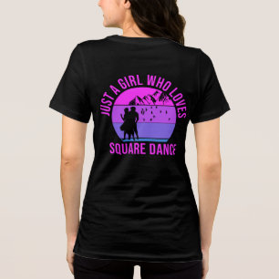 Apenas uma garota que ama camiseta de presente de 