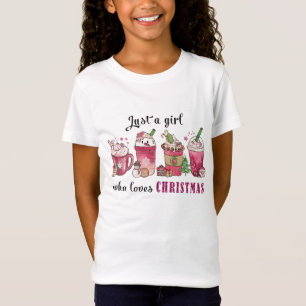 Apenas uma garota que ama camiseta divertida e mod