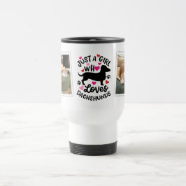 Apenas uma garota que ama Caneca de viagem de foto
