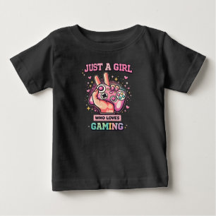 Apenas Uma Garota Que Ama Jogos Camiseta de Gamer