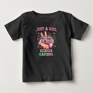 Apenas Uma Garota Que Ama Jogos Camiseta de Gamer