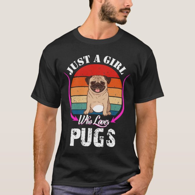 Apenas uma garota que ama o camiseta Clássico 464 (Frente)