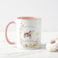 Apenas uma Garota que Ama Porcos | Caneca Monogram