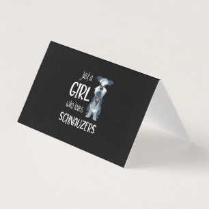 apenas uma garota que ama schnauzers cachorro _ sc