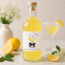 Apenas uma Gota Mais Velha Lemon Drop Laço Preto A