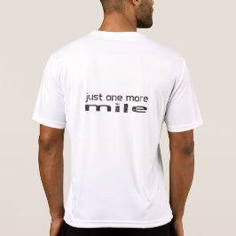 Apenas uma mais camisa do corredor da milha