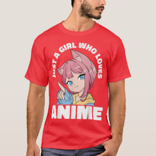 Apenas Uma Menina Que Ama A Camiseta De Manga De A