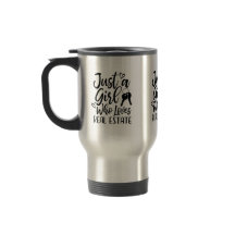 Apenas Uma Menina Que Ama Caneca de viagem Imobili