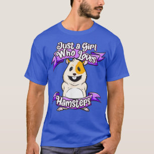 Apenas Uma Menina Que Ama Hamsters Camisa Engraçad