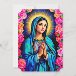 Apenas Uma Pequena Virgem Maria Adicione Cartão De