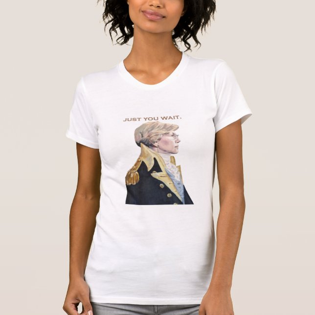Apenas você camisa de Elizabeth Warren T da espera (Frente)