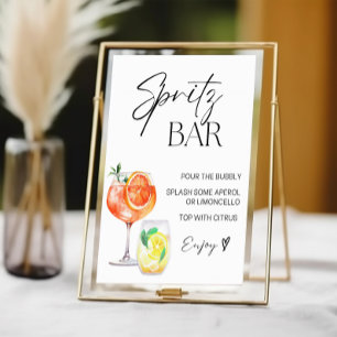 Aperol Spritz - Sinal de Bar, Spritz Impressão