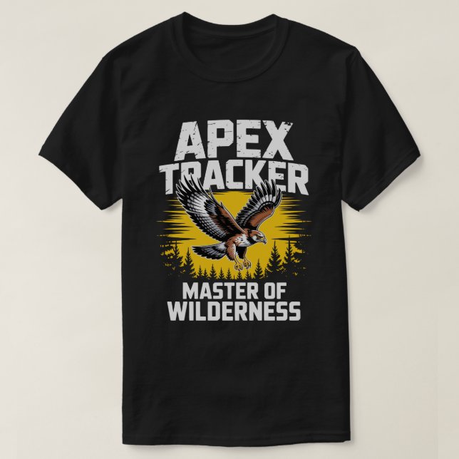Apex Tracker – Flying Eagle Hunting T-Shirt (Frente do Design)