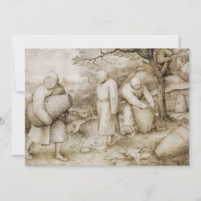 Apicultores por Pieter Bruegel, o Velho (Frente)