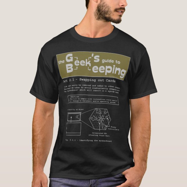 Apicultura do geek (Cartões de troca) - Camiseta p (Frente)