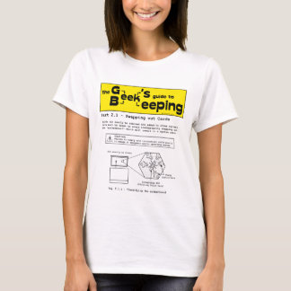 Apicultura do geek (Cartões de troca) - T-shirt br