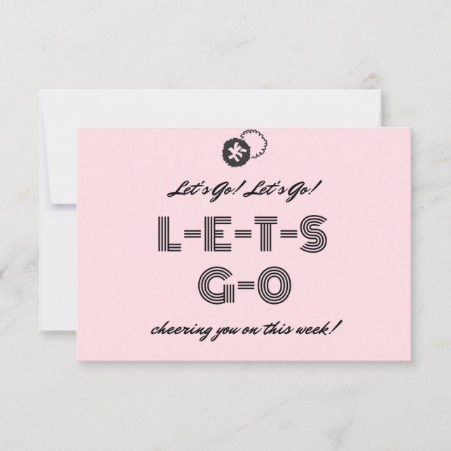 Aplausos - Quimio Cartões de Incentivo (Frente)