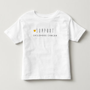 apoiar o cancer infantil. Camiseta para Crianças