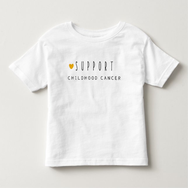 apoiar o cancer infantil. Camiseta para Crianças (Frente)