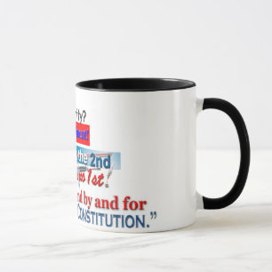 Apoie a caneca da constituição