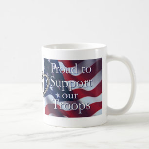 Apoie nossa caneca de café das tropas