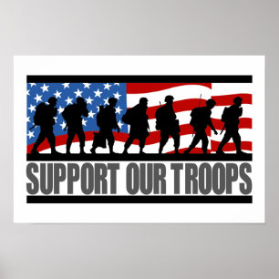 Apoie nosso poster das tropas