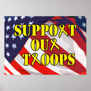 Apoie nosso poster das tropas