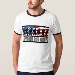 Apoie nosso t-shirt das tropas