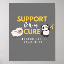 apoio à cura da Poster e Impressão de cancer infan