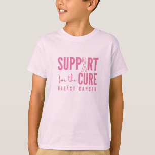 apoio ao cancer de mama para a cura Kids T-Shirt