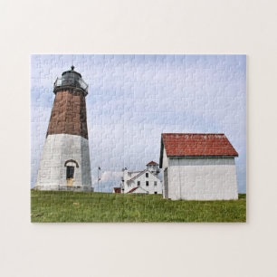 Aponte o farol de Judith, Rhode - quebra-cabeça d