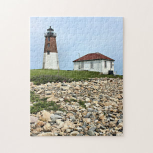 Aponte o farol de Judith, Rhode - quebra-cabeça d