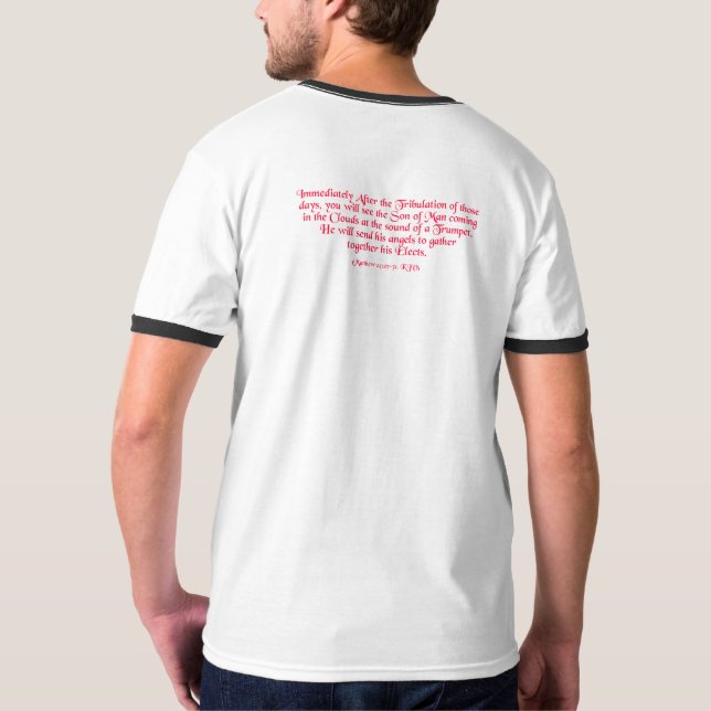 Após a tribulação - t-shirt (Verso)