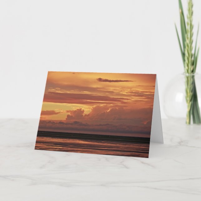 Após o cartão de saudação de tempestade 7 x 5 dobr (Frente)