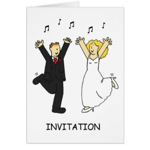 Após o convite à Festa de casamento para dança 