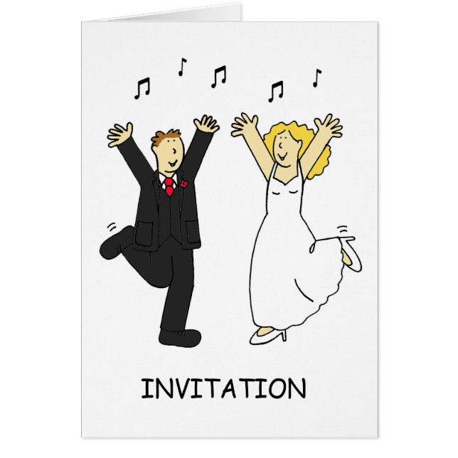 Após o convite à Festa de casamento para dança do  (Frente)