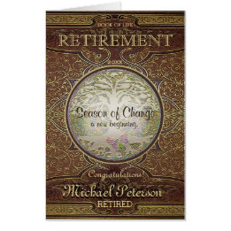 Aposentação Personalizada do Livro Vintage