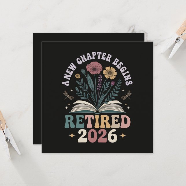 Aposentado 2026 Um Novo Capítulo Começa (Frente/Verso In Situ)